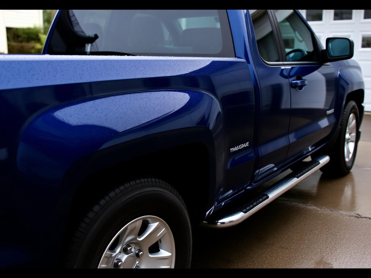 2021 Chevrolet Silverado exterior after detailing